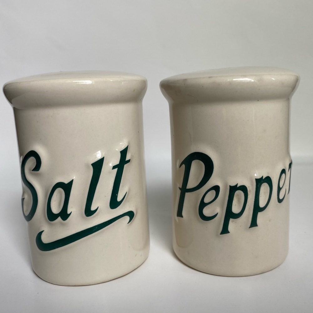 Vintage Himark Large Ceramic Salt and Pepper Shaker Set